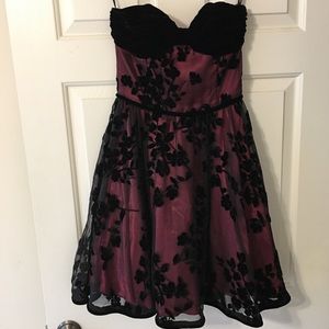 Betsey Johnson Velvet Evening Holiday Party Dress